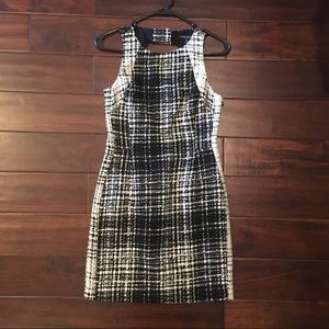 Banana Republic Plaid Dress Double Lining